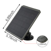 Solarpanel Wildkamera Solarladergrät 5200 mAh/3,7V, Unterstützt 6V/9V/12V Ausgang, 1,7/2,1mm DC-Steckverbinder für Wildkamera Batterie und andere Kleine Gräte | SP350