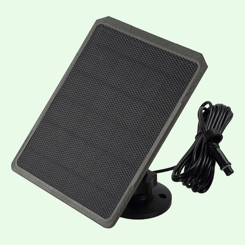 Solarpanel Wildkamera Solarladergrät 5200 mAh/3,7V, Unterstützt 6V/9V/12V Ausgang, 1,7/2,1mm DC-Steckverbinder für Wildkamera Batterie und andere Kleine Gräte | SP350